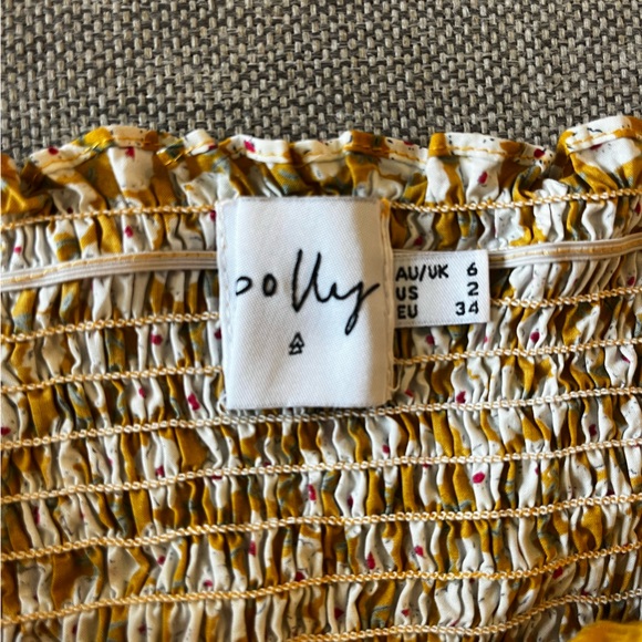 Princess Polly Yellow Flower Mini Dress so cute for summer! - Picture 4 of 5